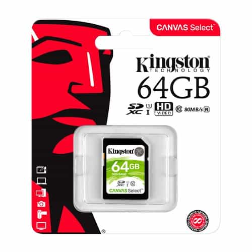 KINGSTON SD SDS/64GB Canvas select class 10