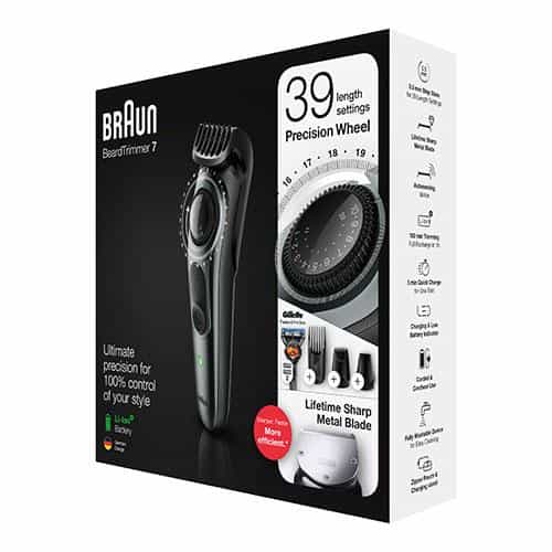 BRAUN BT7240 BK/MTGREY+RZR Za lice i kosu