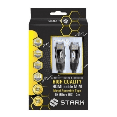 STARK HDMI KABL HDMI M-M pozlaćen 4K metalno kućiste 2M
