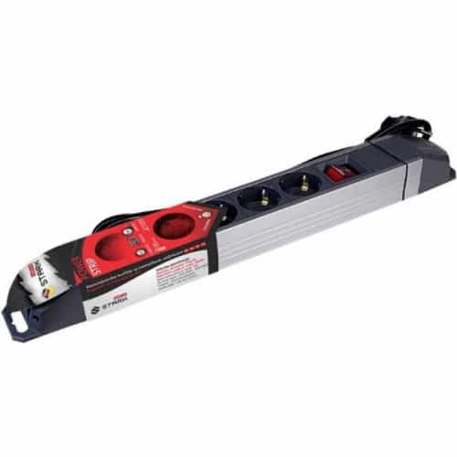 STARK Switch Produžni kabl ALU 3m, 5 utičnica, prekidač