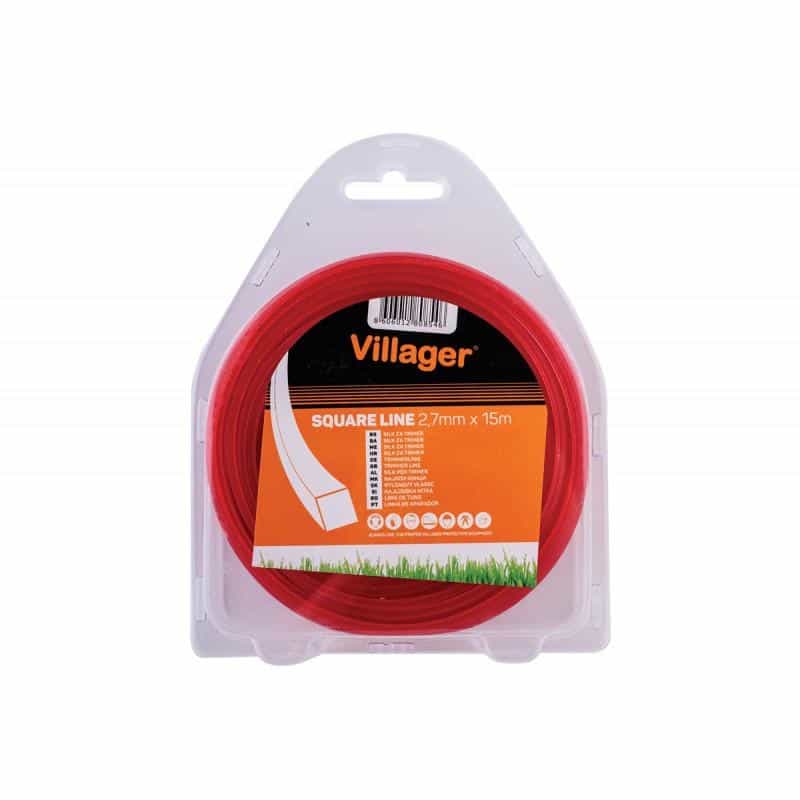 VILLAGER Silk za trimer 2.4mm x15m četvrtasta nit