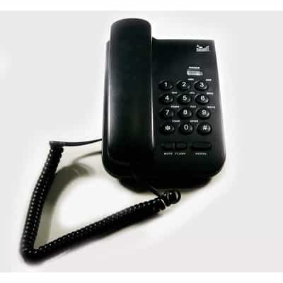 MEANIT Analogni Telefon Crni