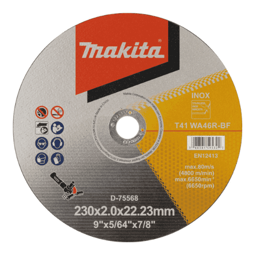 MAKITA Tanka rezna ploča za INOX D-75568 fi230x2mm