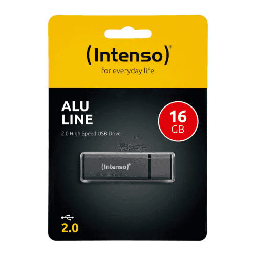 INTENSO USB Flash drive 16GB Hi-Speed USB 2.0, ALU Line