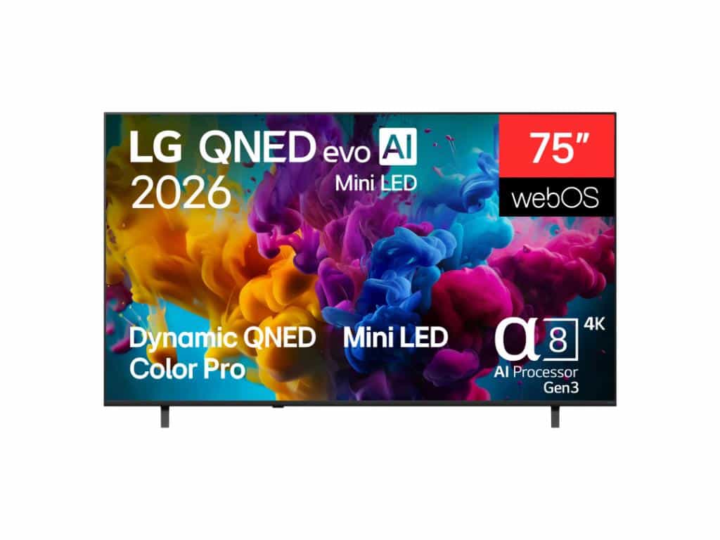 Televizor LG 75QNED8MB6A/QNED-Mini LED/75"/4K Ultra HD/smart/webOS 26/crna