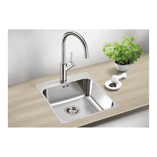 BLANCO SUPRA 400 IF/A R12 Sudopera Inox (526352)