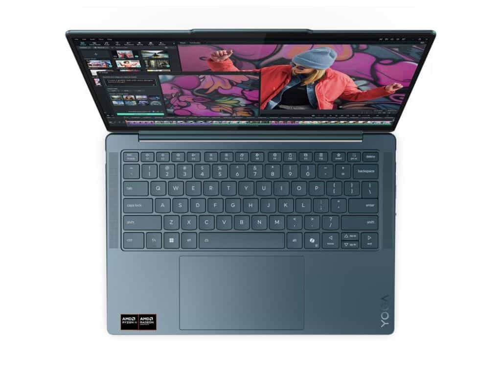 Laptop LENOVO Yoga Slim 7 14AKP10 DOS/14" WUXGA OLED/Ryzen AI 7 345/32GB/1TB/bkltSR/Tirkiz/bez punja