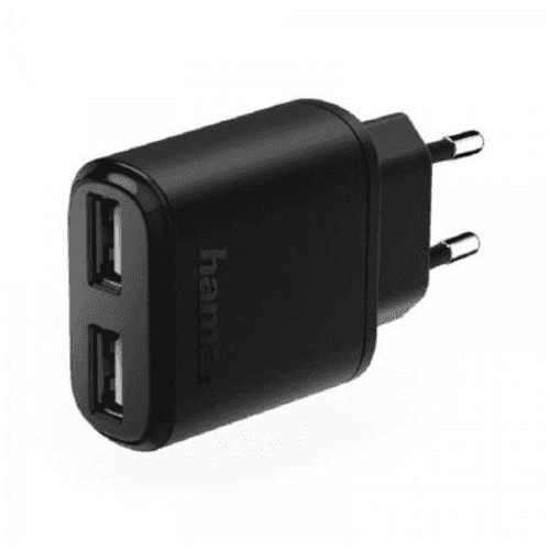 HAMA 2 x USB 2.4A Kućni punjač Crni