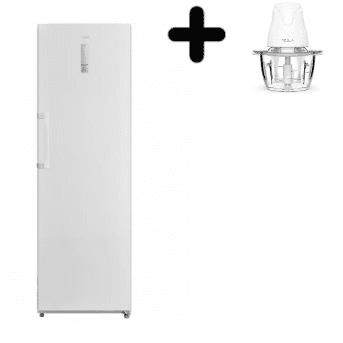 TESLA RU2700FM Vertikalni zamrzivač + POKLON TESLA FC302W Seckalica