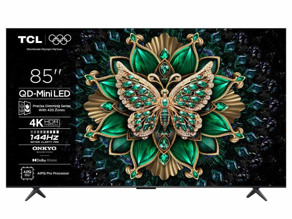 Televizor TCL 85C6K/QLED-Mini LED/85"/4K UHD/144Hz/Google TV/crna