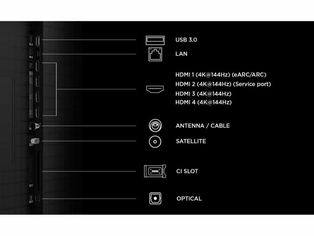 Televizor TCL 98C8L/SQD-MiniLED/98"/4K UHD/144Hz/Google TV/crna