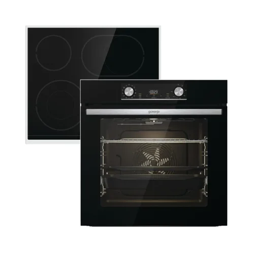 GORENJE BOSX6737EO6BG+ECT43BX UGRADNI SET BLACK RERNA+PLOČA