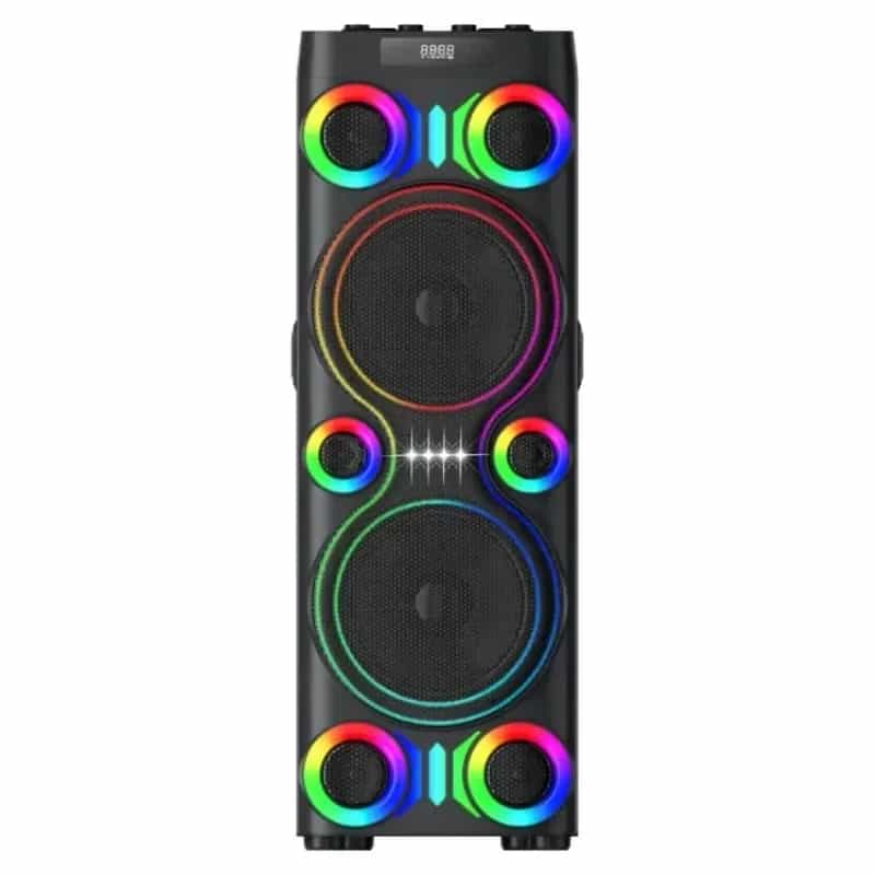 UNION PARTY BOX 1000W (500W RMS) 2x12" WOOFER UN-PS1000B-12 INFINITY WOOD SA 2X MIKROFON I DALJINSKIM