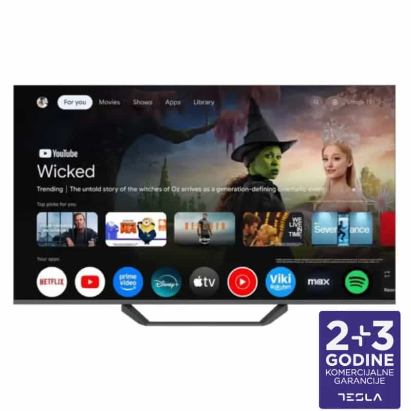 TESLA Q55E655GUS QLED/55/4K/SMART/GOOGLE TV/SIVA