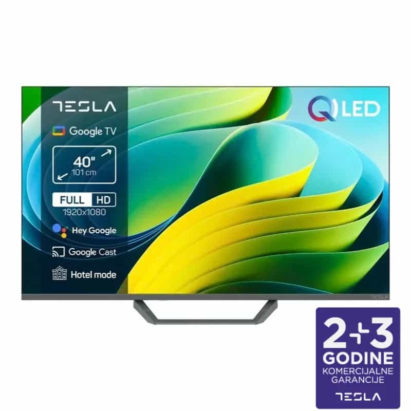 TESLA Q40E665GFS QLED 40" SMART GOOGLE TV SIVA