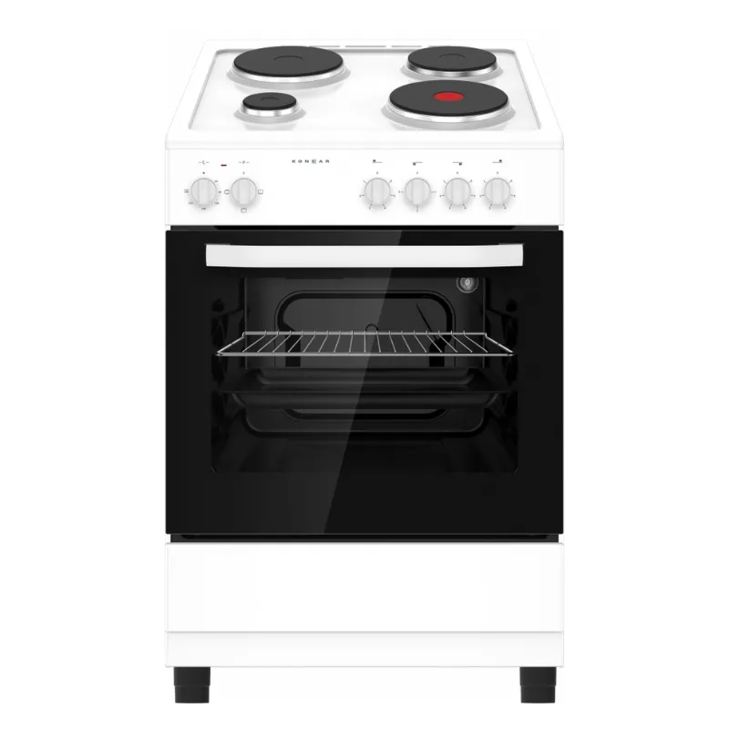 KONČAR SE6040BSN ELEKTRICNI SPORET 4 RINGLE BELI 85x60x63cm