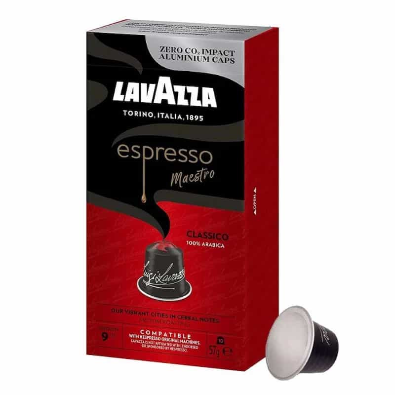 LAVAZZA NESPRESSO COMPATIBLE ALU CAPSULE CLASSICO 1/10