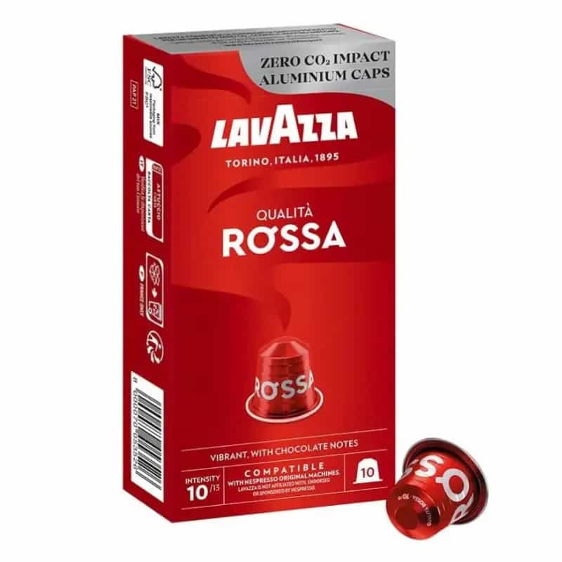 LAVAZZA NESPRESSO COMPATIBLE ALU CAPSULE QUALITA ROSSA 1/10